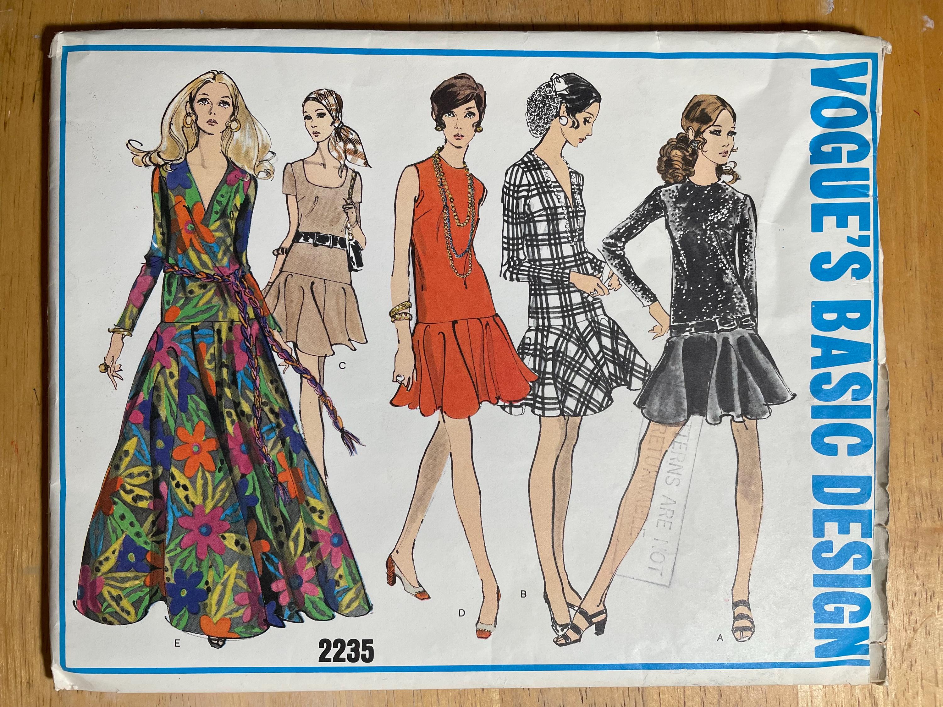sachin and babi light blue dress Vogue Patterns Misses' A-Line, Back-Ruffle Dresses V9237