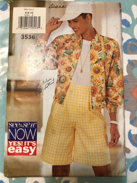 Buy See & Sew 3536 Pattern UNCUT 1990s Vintage Easy to Sew Raglan  