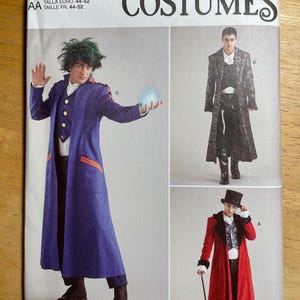 Men's Steampunk Ringmaster Magician Coat - Vintage Tailcoat Gothic Jacket Costume