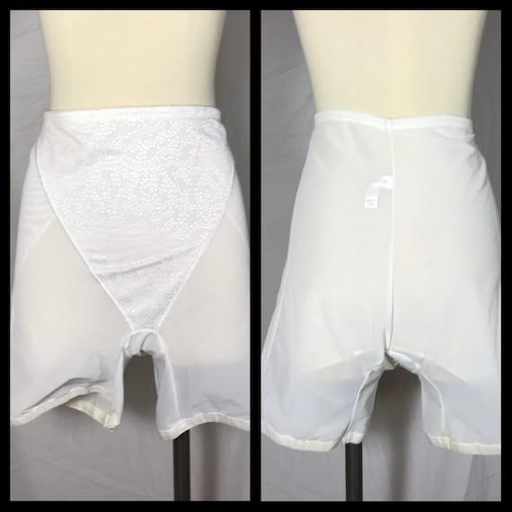 Bali White Shapewear Stretch Net Shorts in a Nylon/cotton/spandex Blend  Size 5X -  Canada