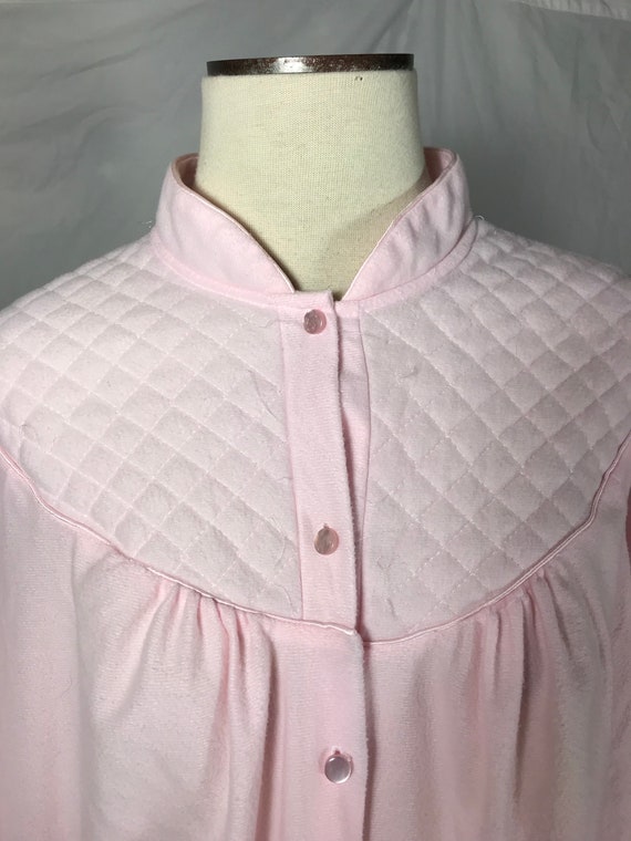 Vintage Carriage Court Sears Pink Poly Fleece Paj… - image 3