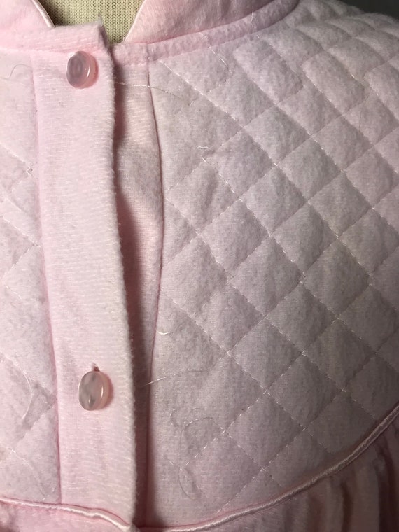 Vintage Carriage Court Sears Pink Poly Fleece Paj… - image 4