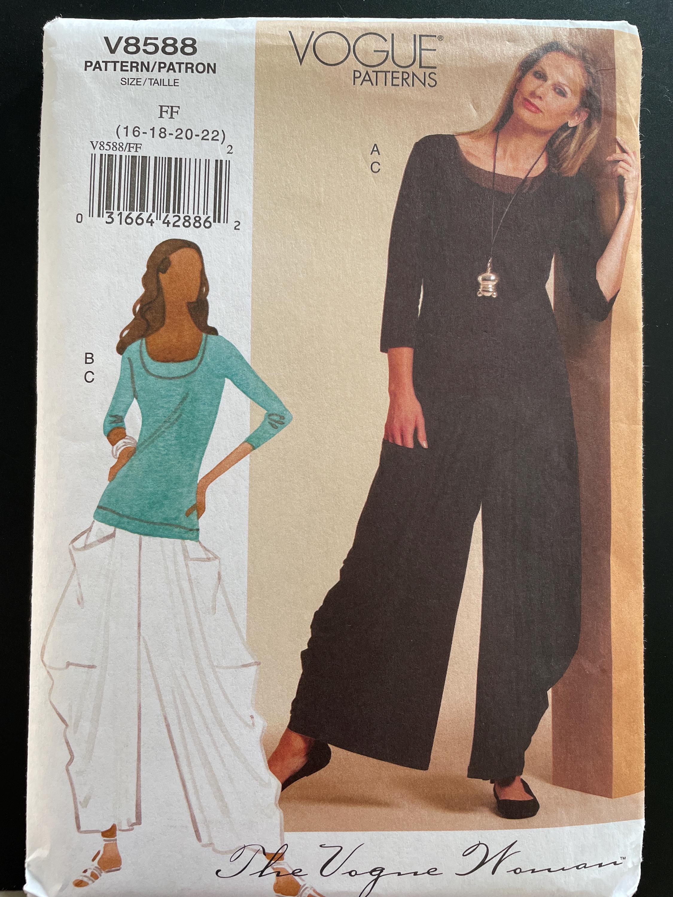 海外　VOGUE Vogue V8588 8588 Pattern UNCUT the Vogue Woman Three Quarter
