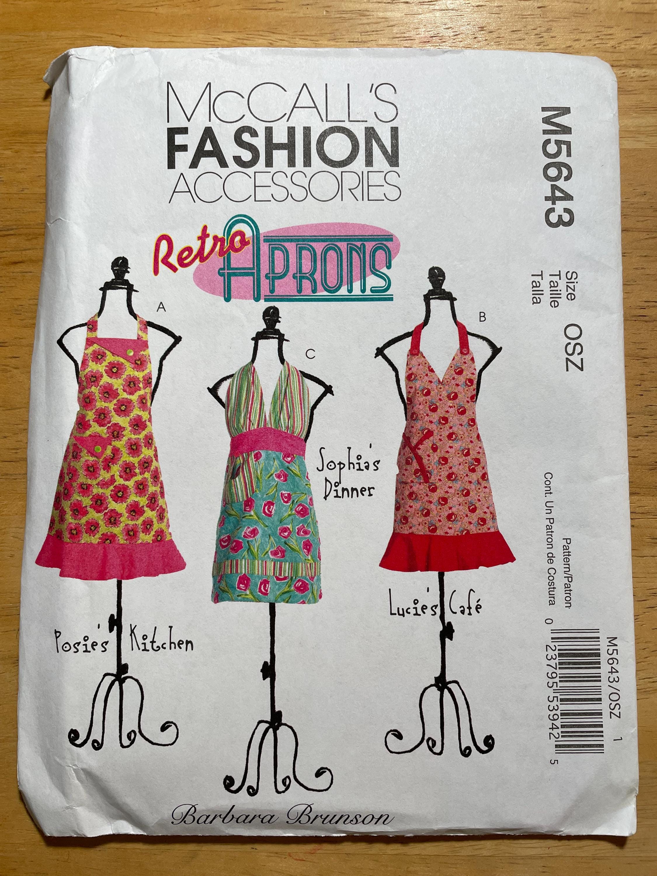 Mccalls M5643 5643 Pattern UNCUT Fashion Accessories Retro Full
