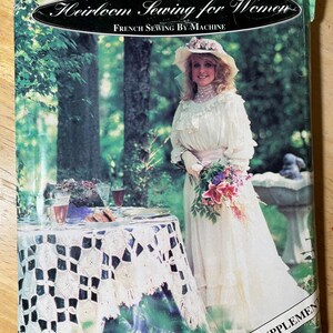 Heirloom Sewing for Women French Pattern UNCUT Martha Campbell Pullen Button Front Blouse Shell Tank Collar Platter Square Short Long