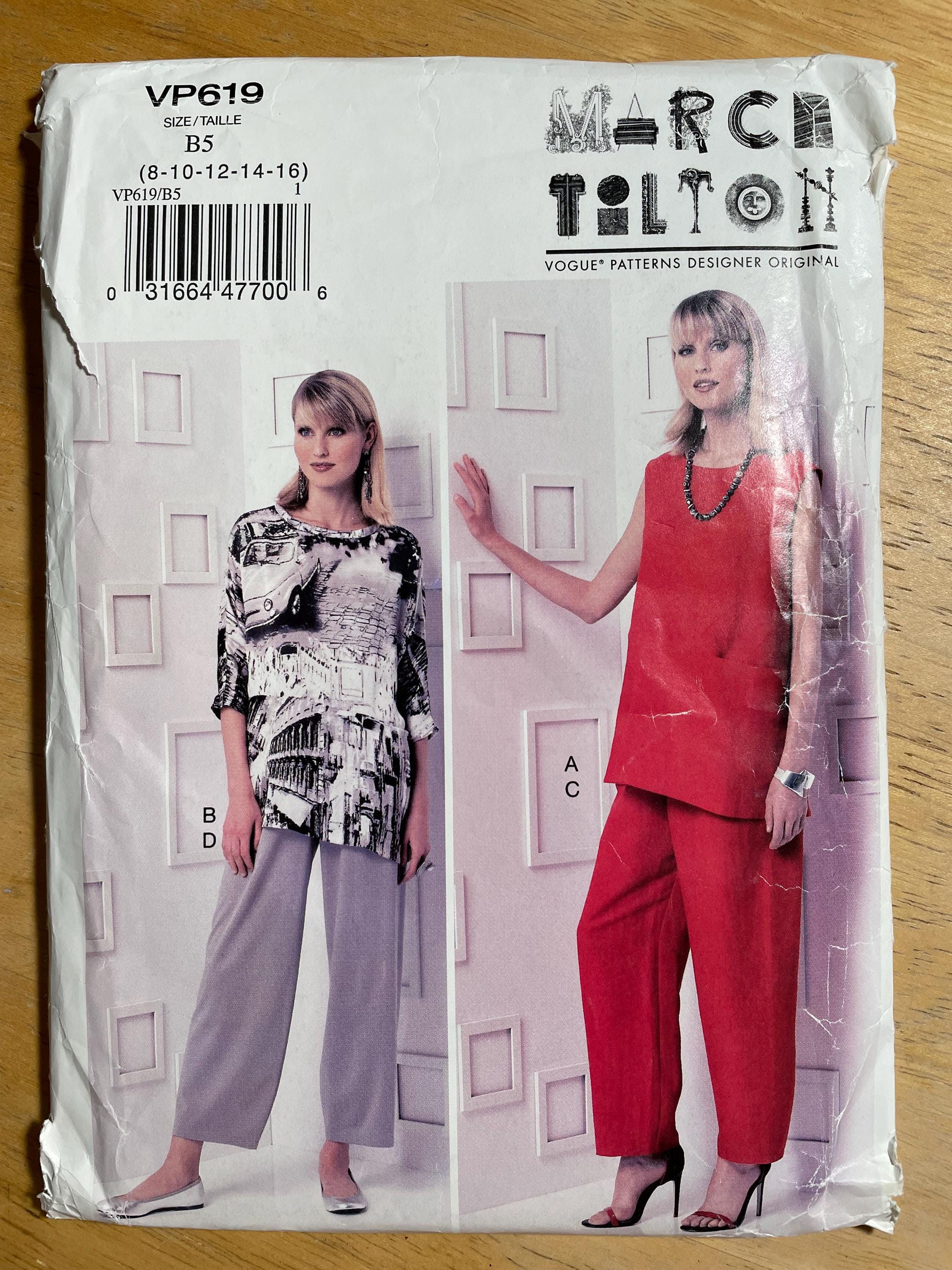 Vogue VP619 9193 Pattern UNCUT Marcy Tilton Easy Separates