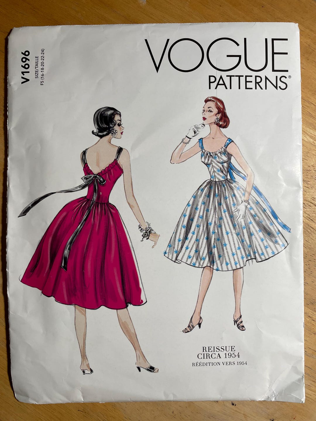 Patron Couture Vintage Vogue 9439 Années 70 - Jupe à Cordon Taille, Taille 10, Occasion
