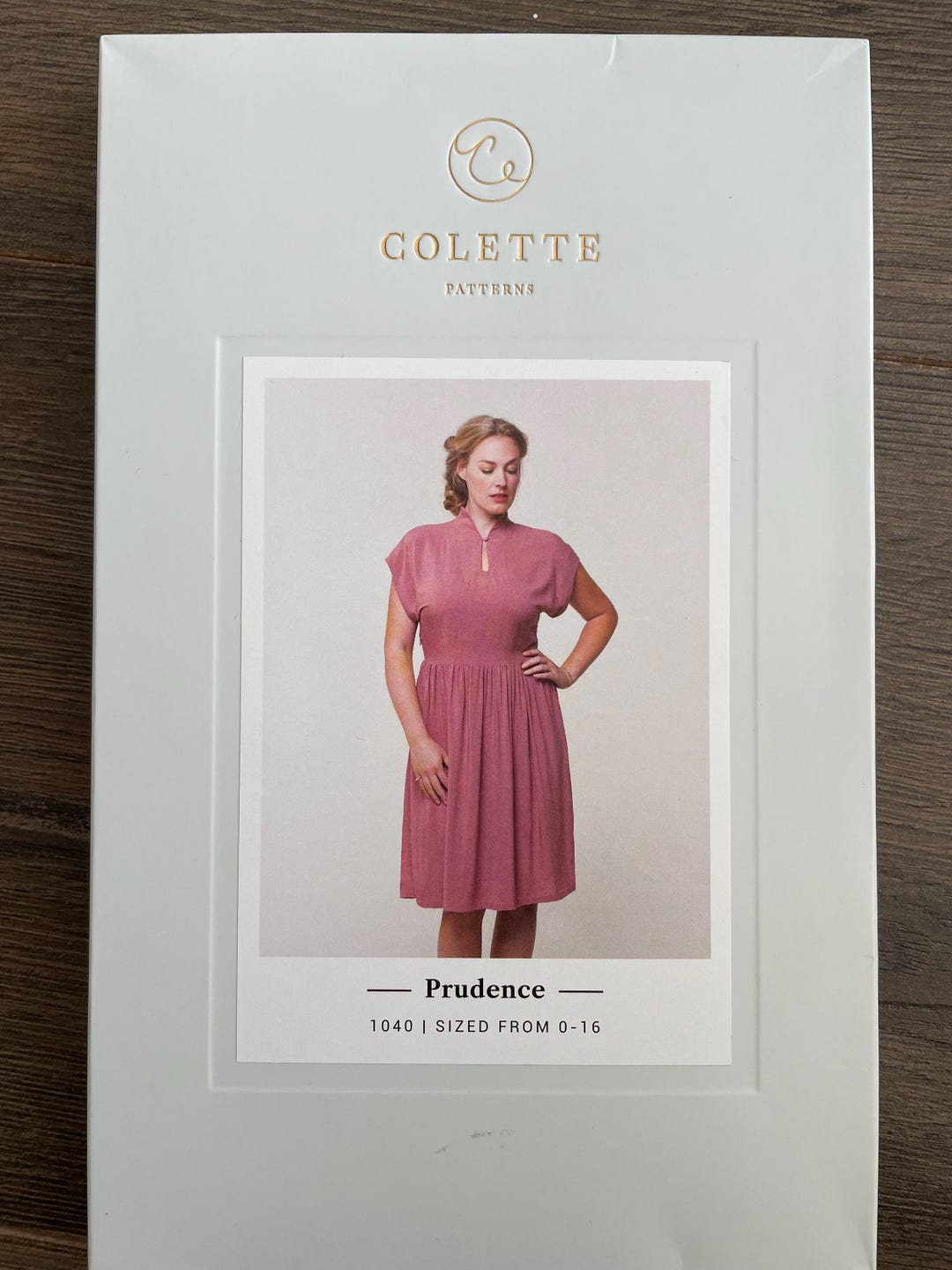 Extended Shoulder Pattern Colette Patterns Prudence Pattern UNCUT Raised Waist Slash Front Dress ...