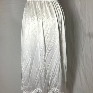 Vintage Lingerie Body Lites JP Penney White Nylon Half Slip With Lace ...