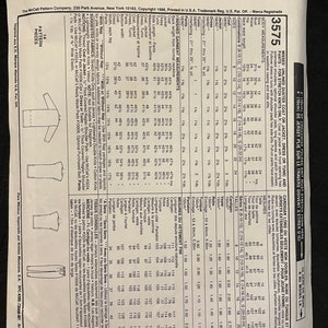 McCalls 3575 Pattern UNCUT 1980s Easy Non-Stop Wardrobe Cap Sleeve Top or Sheath Dress and Open Front Jacket Pockets Pants Size 14 16 18 image 4