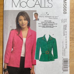 ★Wacky WiLLy★ Women's Wrinkle Pattern Long Sleeve Pattern 50s Butterick 4790. 8-14, 16-22 New Ff. Butterick 6015
