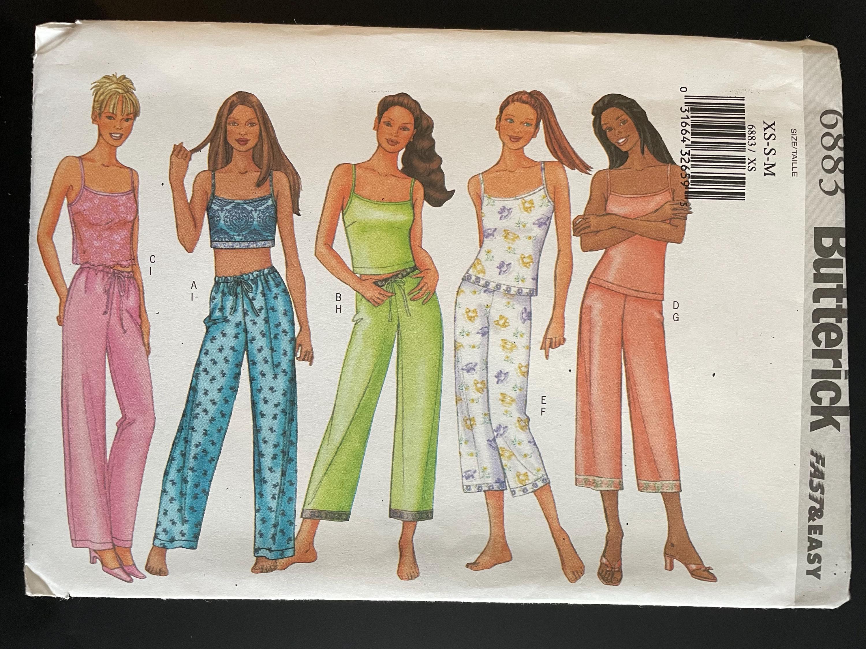 Butterick 6883 Pattern UNCUT Vintage 2000s Fast and Easy Camisole