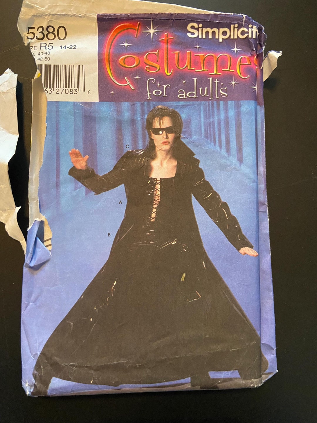 Simplicity 5380 Pattern UNCUT Vintage 2000s Costumes Adult Misses ...