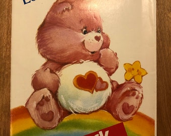 Butterick 6232 Pattern UNCUT 1980s Vintage Love a Lot Bear Care Bear American Greetings Corp Care Bears Plush Toy 17" Tall