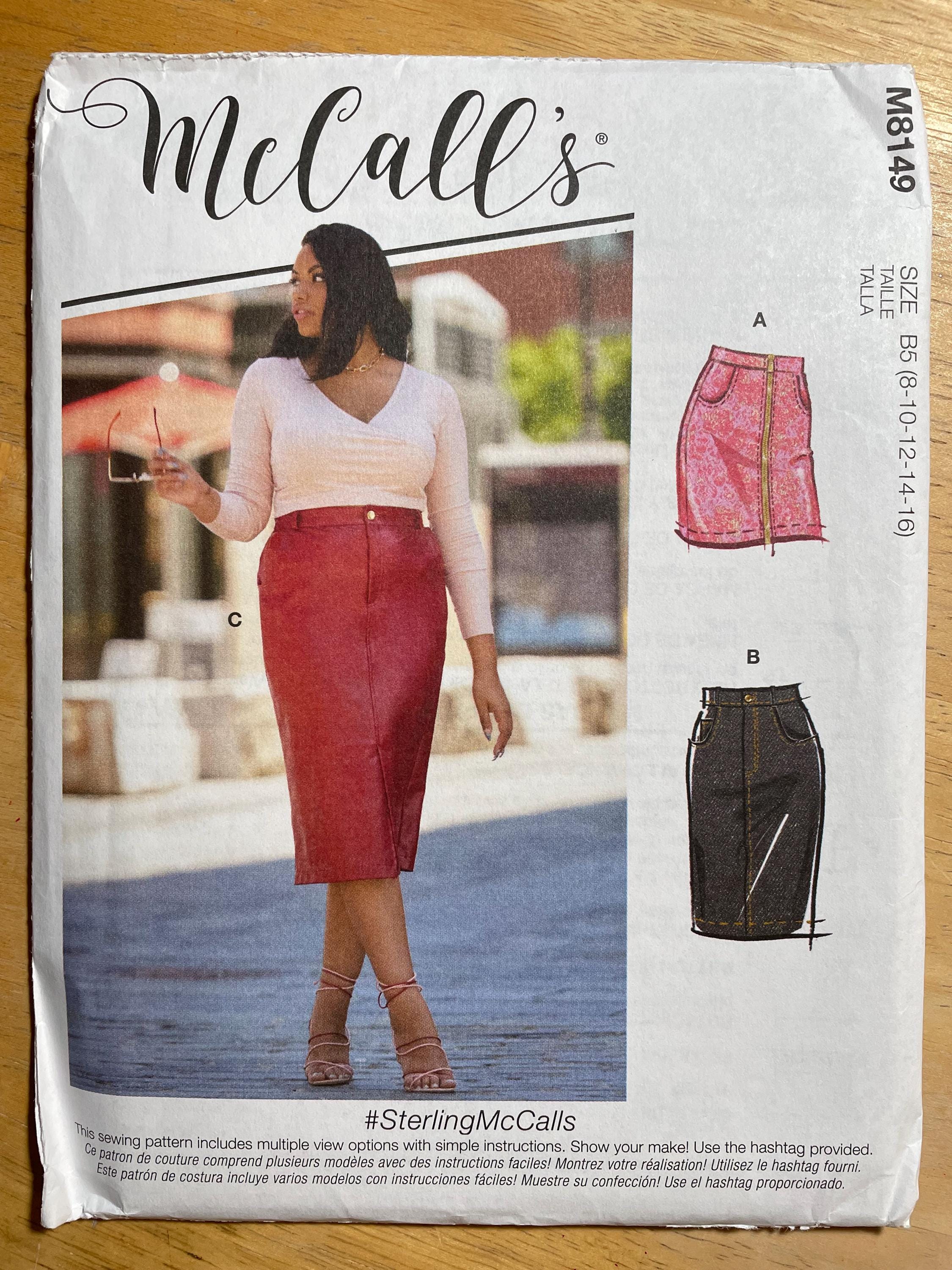 Jupe En Jean Vintage Solo Creations - Longueur Genoux, Taille 10 - Occasion Très Bon état