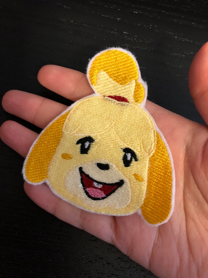 Download Animal Crossing Isabelle Embroidered Patch Art Collectibles Fiber Arts Delage Com Br