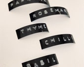 Custom Typewriter Style Embossed Dymo Labels, Self Adhesive - crafts, organisation, jars, spices etc. Various colours and quantities