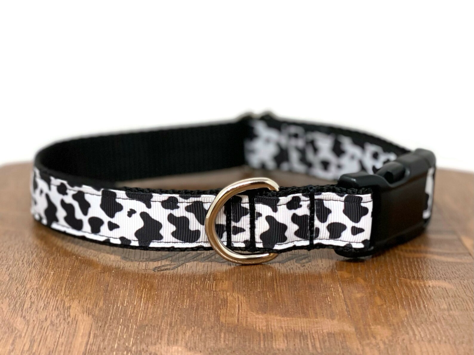 Cow Print Dog Collar Funny Dog Collar Cow Dog Collar Boy Etsy