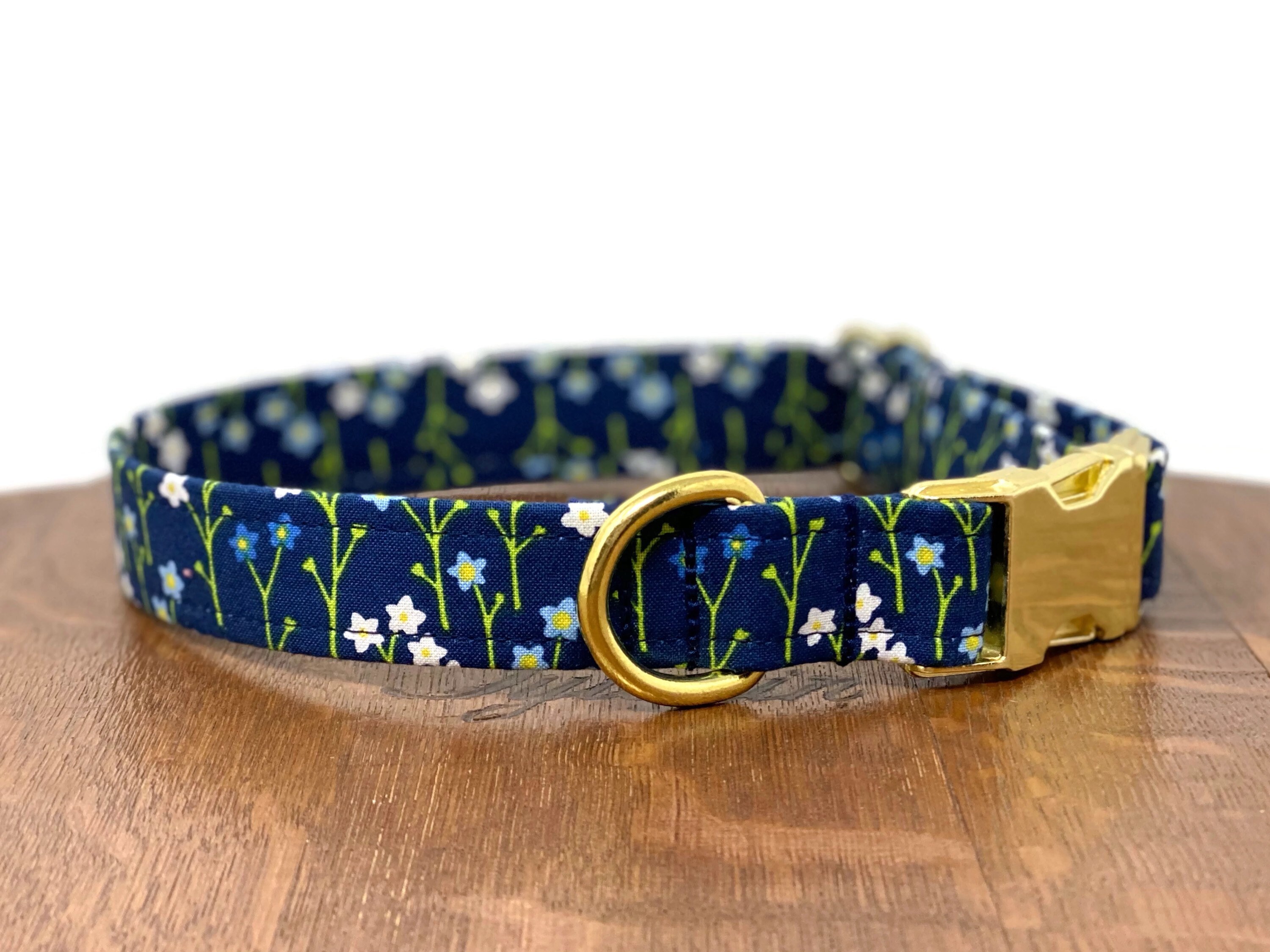 Field of Blue Flowers Dog Collar Pretty Dog Collar Etsy