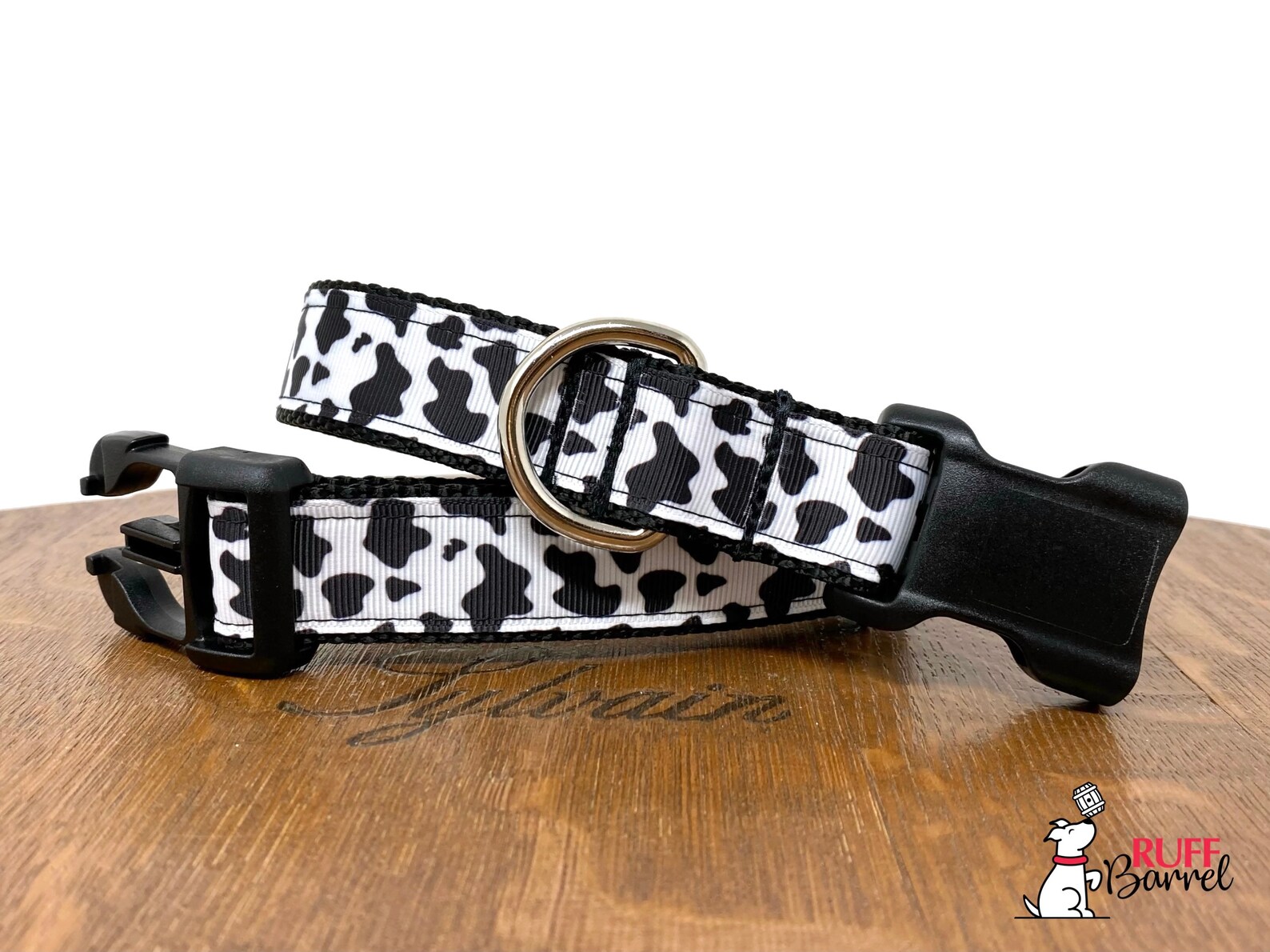 Cow Print Dog Collar Funny Dog Collar Cow Dog Collar Boy Etsy