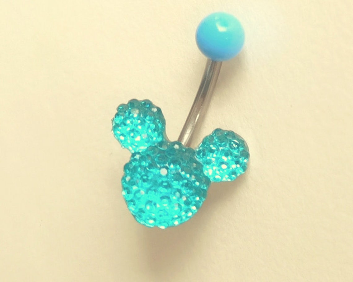 Mouse Belly Ring Belly Button Ring Belly Button Jewelry Etsy