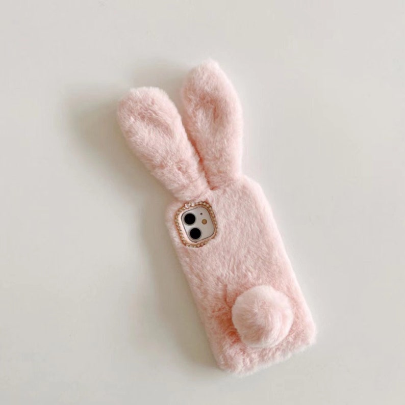 Cute Bunny 14 Pro Max Phone Case Fluffy Rabbit Phone Case for Etsy