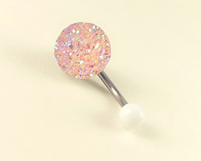Sparkling belly ring, sparkling belly button ring, Crystal Belly button rings, Navel Piercing Ring, sparkling jewelry,  Stud belly ring 