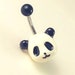 Panda Belly Button Rings, panda belly ring, Panda Navel Jewelry, lucky belly ring, panda Belly Rings, Panda Body Piercing