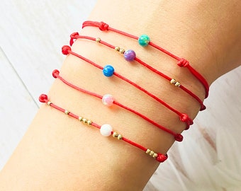 Personalized BFF Best Friend bracelet, Christmas Gifts for Mom, Sister Bracelets, Opal Jewelry, Birthday Gift, Friendship Bracelet for Women