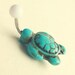 Teenage mutant ninja turtle, Turquoise Turtle Belly Button Rings, turtle body piercing, Turtle belly rings, No Dangle Belly Ring 