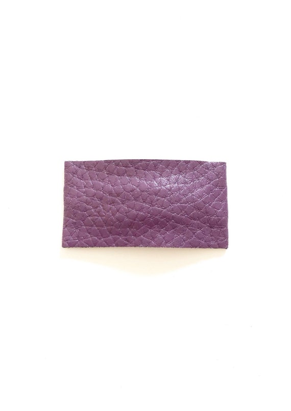 Faux Leather LV purple