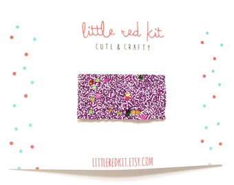 PURPLE DIAMOND. Chunky glitter snap clip. Hair accessories for girls. Hair clips girls. Purple glitter hair clip. Hair clips toddler.