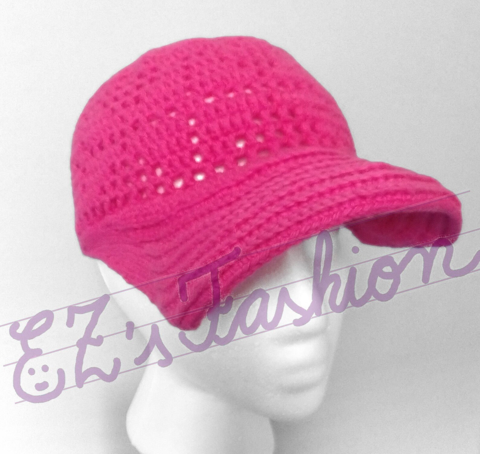 Novelty Baseball Cap, Handmade Original Crochet Cotton Cap Etsy