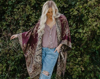 Handmade Kimono - Luna - RUST