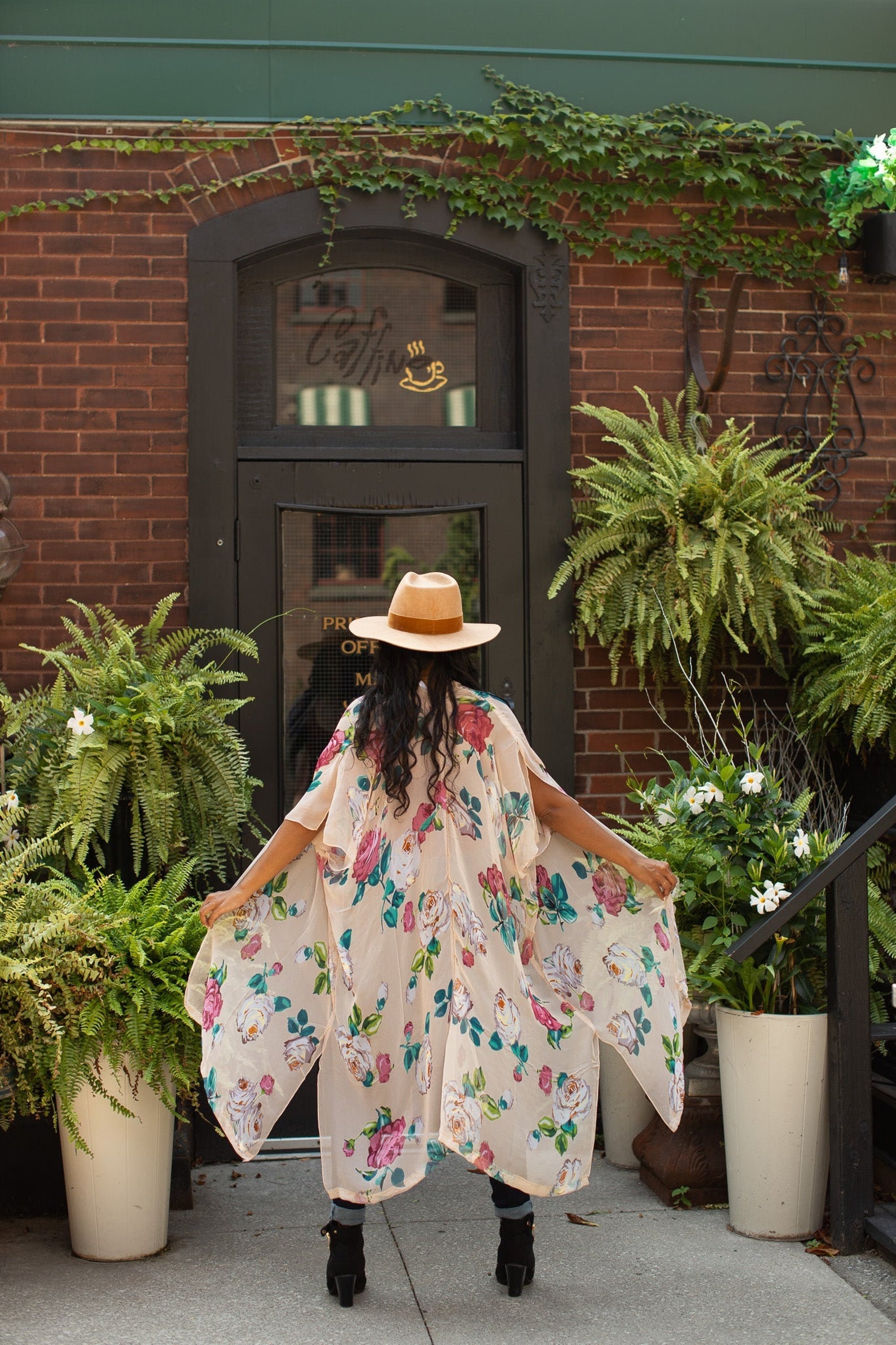 Golden Sands Kimono Duster & Palazzo Set main image 0