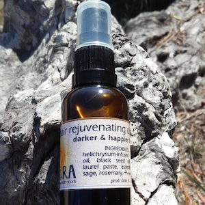 Rejuvenating Oil for Darker & Happier Hair ~ restoring and supporting for scalp and hair troubles ~ dry hair serum ~ nutritious conditioner