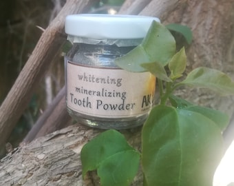 Extra Whitening ~Remineralizing Tooth Powder ~Organic~All natural~Vegan ~Oral Hygiene ~Therapeutic grade ~Food grade ~Fluoride free
