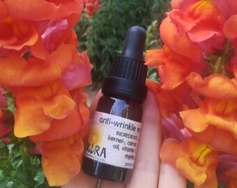 Anti-Falten (unter) Augenserum ~ Ganz-Natürlich ~ Biologisch ~ Vegan ~ Stimmungsaufhellend