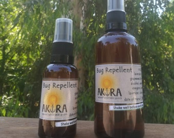 Anti-Mosquito Spray ~ use on skin ~ "Wild Nature"  ~ Air Freshener ~ Kids-Safe ~ Pet-Safe ~ All-Natural ~ Organic ~ Vegan