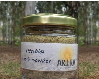 All-natural - Organic - Wild - Vegan - Food grade Toothpowder  "Herbie" - Βοτανία