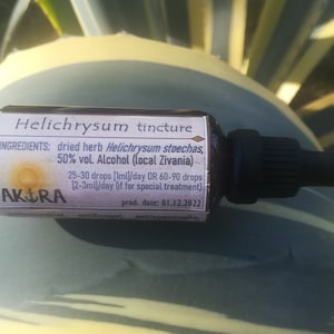 HELICHRYSUM stoechas Tintura herbaria ~ flor eterna ~ hierba inmortal ~ Sempreviva salvaje ~ Mittelmeer-Strohblume)
