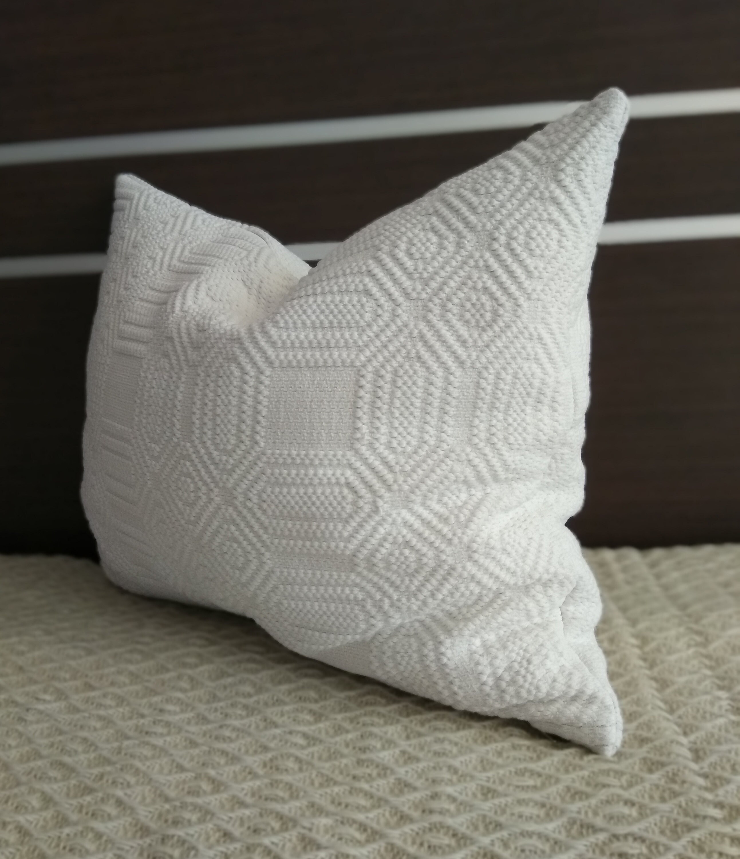 Vintage White Cotton Pillow Cover/Luxury Handwoven Thick Etsy