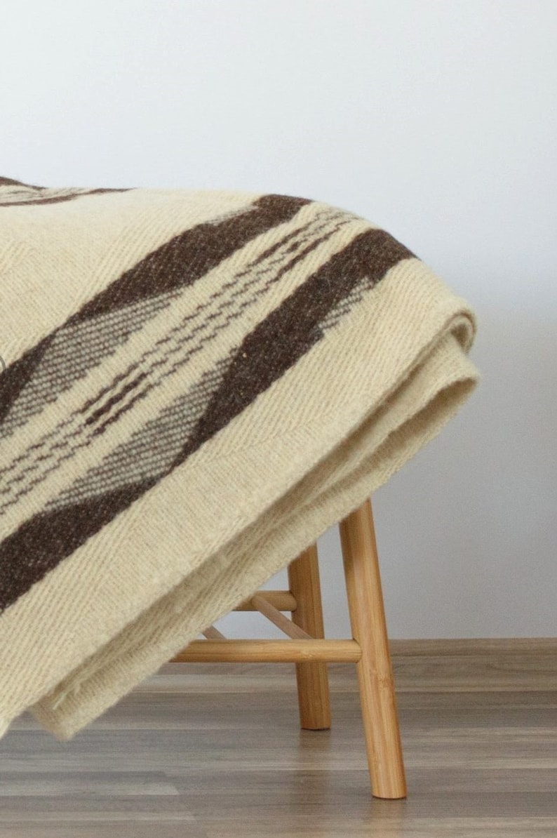 Native Wool Blanket/wool Throw Blanket/woven Blanket Queen Etsy