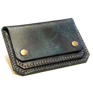 Cartera de cuero para cinturón, riñonera minimalista, tarjetero de cuero, riñonera de cuero hecha a mano