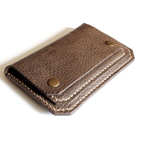 Mini billetera de cinturón, bolsa de cinturón de cuero, billetera de cuero hecha a mano