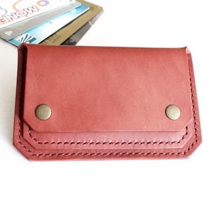 Gürteltasche aus Leder, Minimalistische Gürteltasche, Handgefertigte Leder Geldbörse