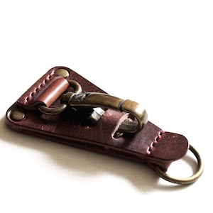 EDC Bracelet porte-clés en cuir, Clip ceinture robuste, Porte-clés porte-clés, Porte-clés ceinture en cuir, Clip ceinture porte-clés en cuir