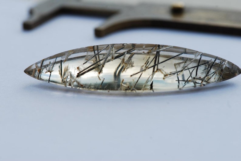 OOAK Included Quartz Black Tourmaline needles crystals in Etsy