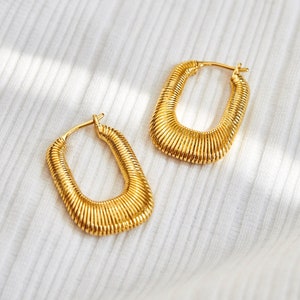 vintage statement earrings gold silver