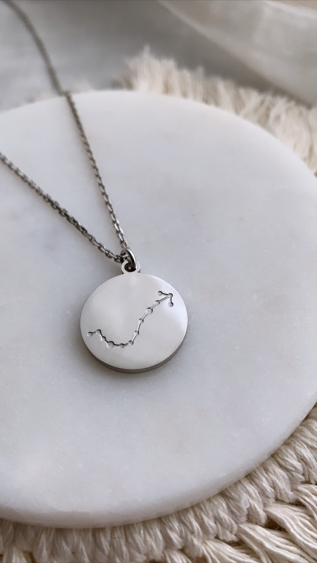 Constellation sale coin necklace